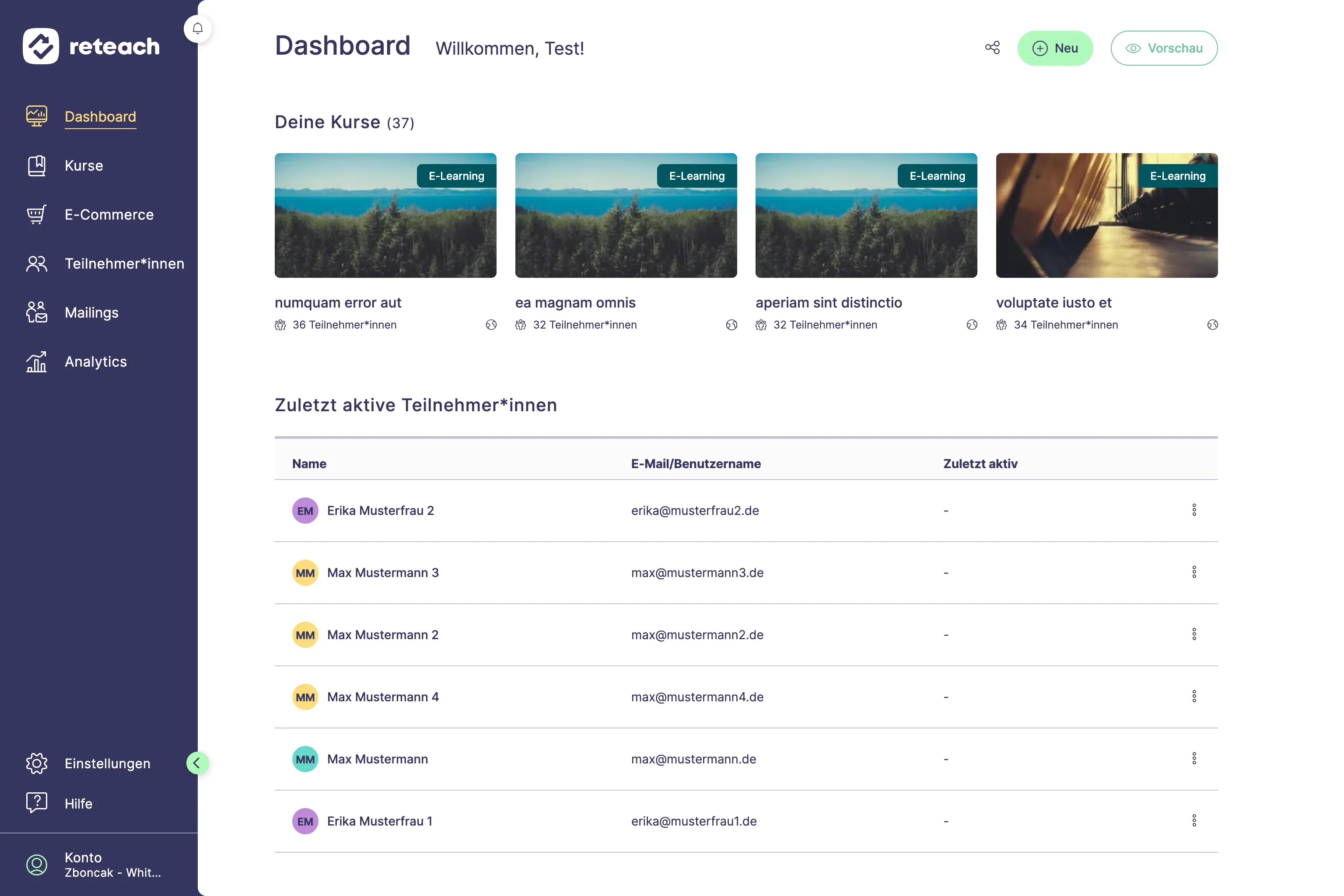 App when joining Reteach
